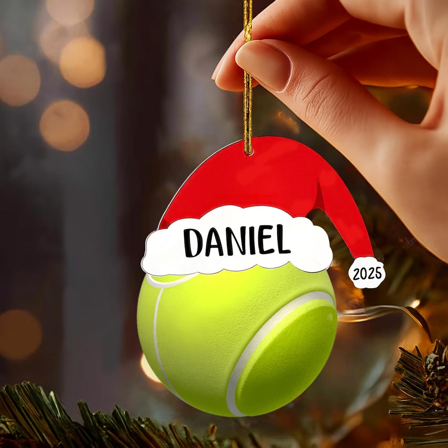 Personalized Paddle Tennis Christmas Ornament 2025, Tennis Ornaments for Christmas Tree, Team Ornament, Custom Coach Gifts, Hanging Decor, Gifts for Sports Lovers Boys, Xmas Gift 2025