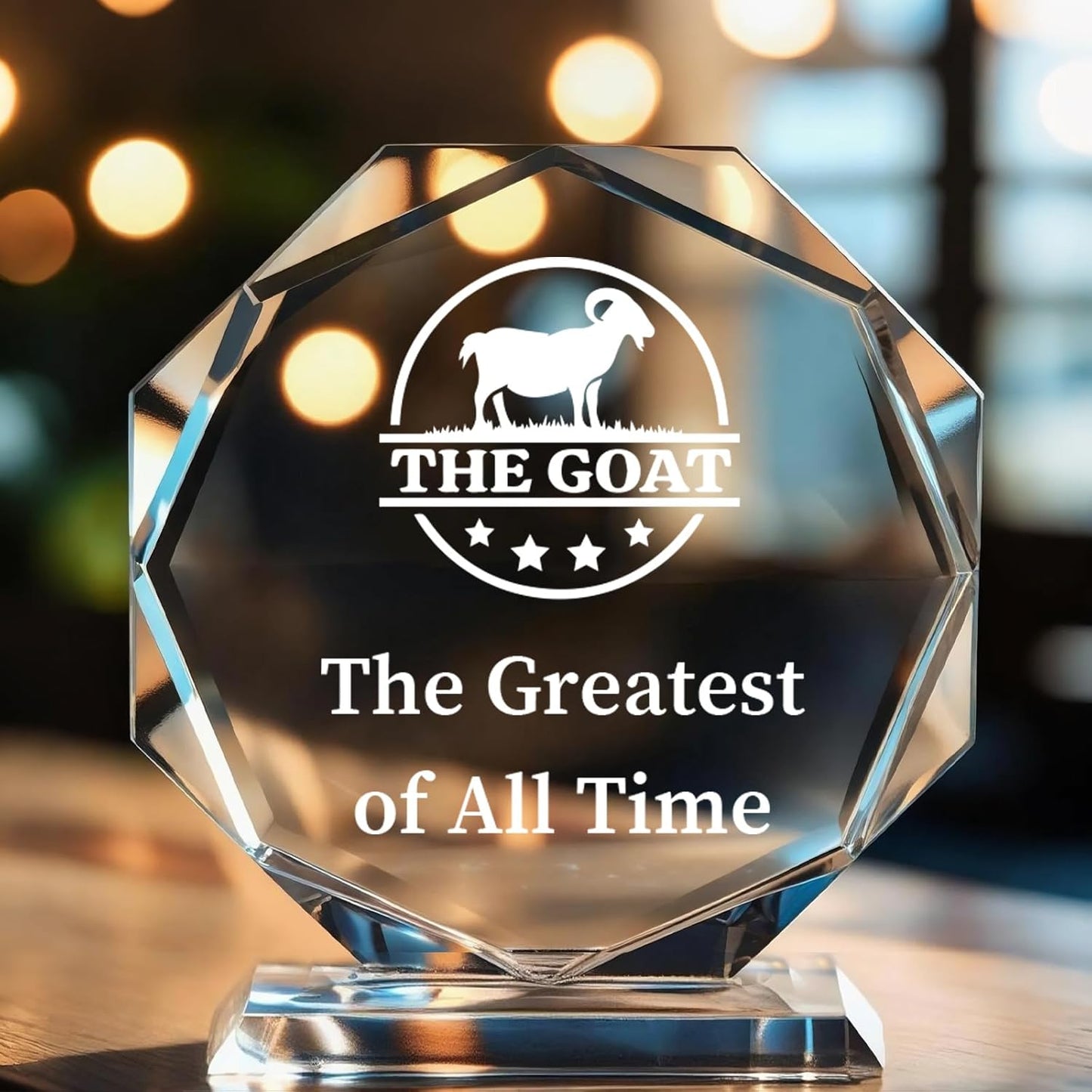 Custom Crystal Awards and Trophies – Personalized Engraved Glass Plaques for Employee Recognition, Appreciation, Farewell, Retirement, Coworker Gifts, Sports Achievements