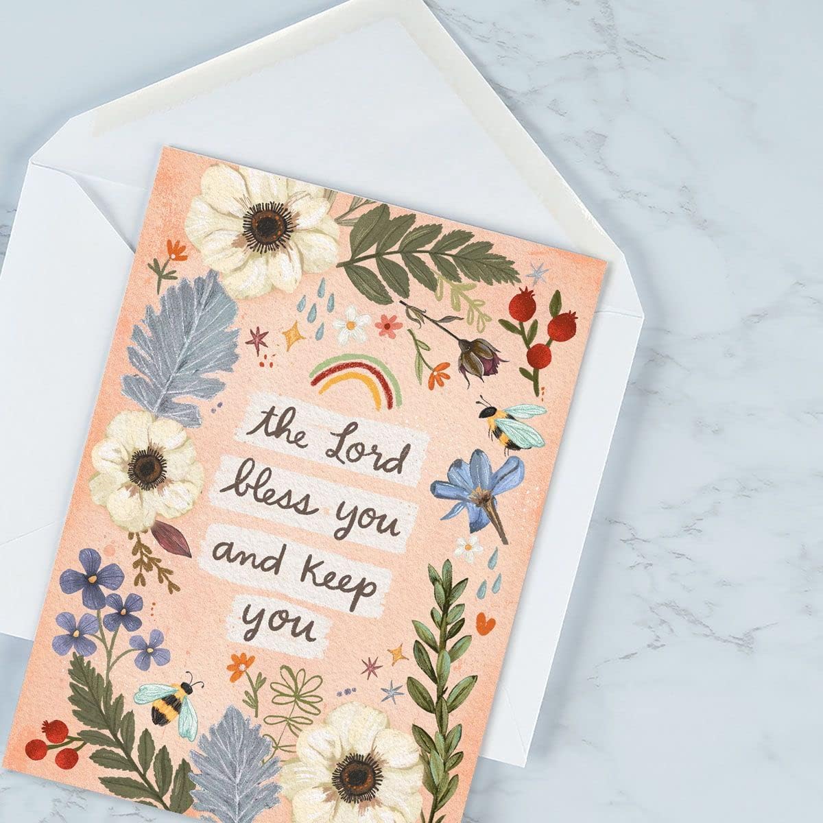 Someone Cares Get Well Greeting Cards - Set of 8 (4 Designs), Large 5" x 7", Sympathy Cards with Sentiments Inside, White Envelopes