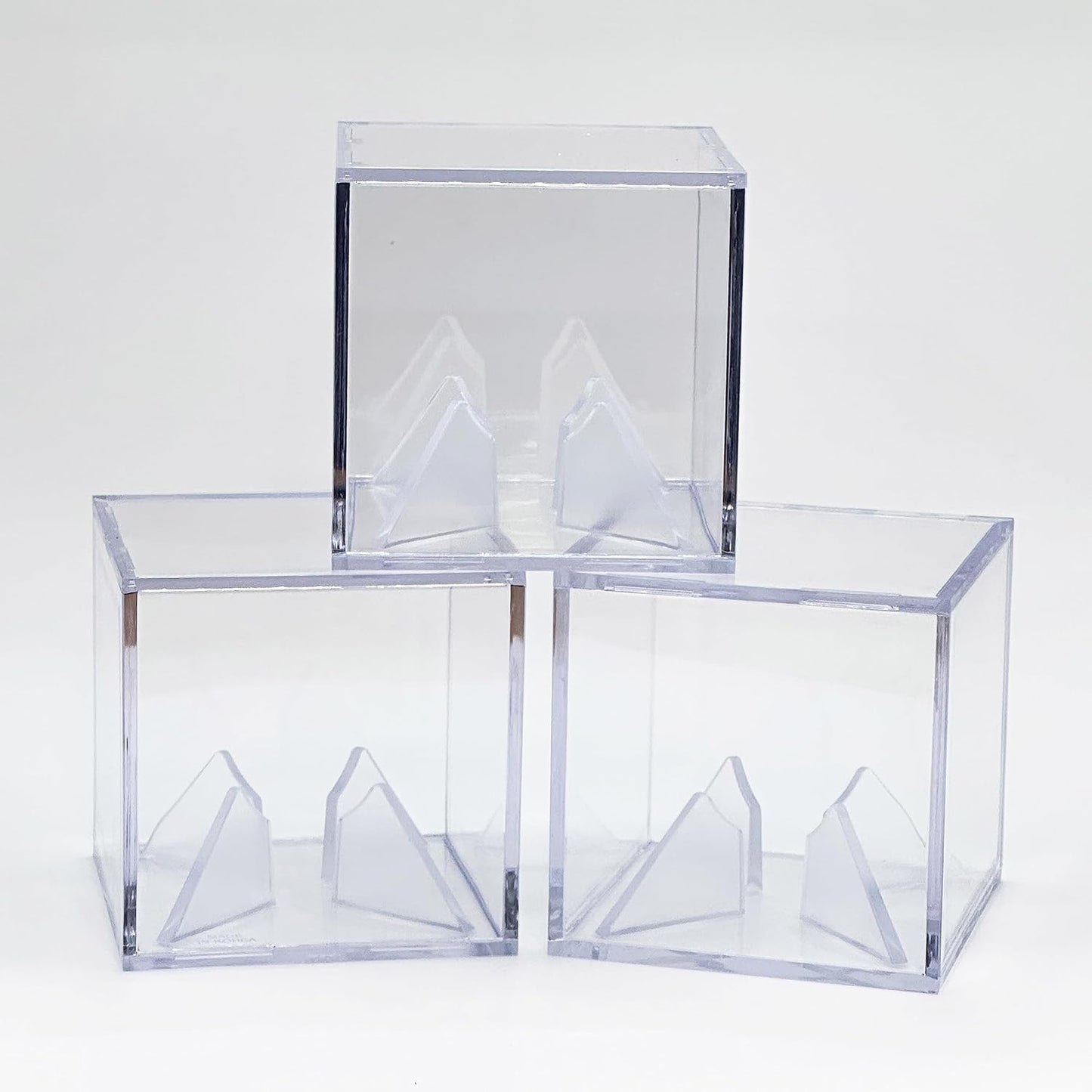 Baseball & Golf Ball Display Case Acrylic Cube Square Clear Memorabilia Display & Storage Sports Official Baseball Accessories (Golf Ball Case, Standard)