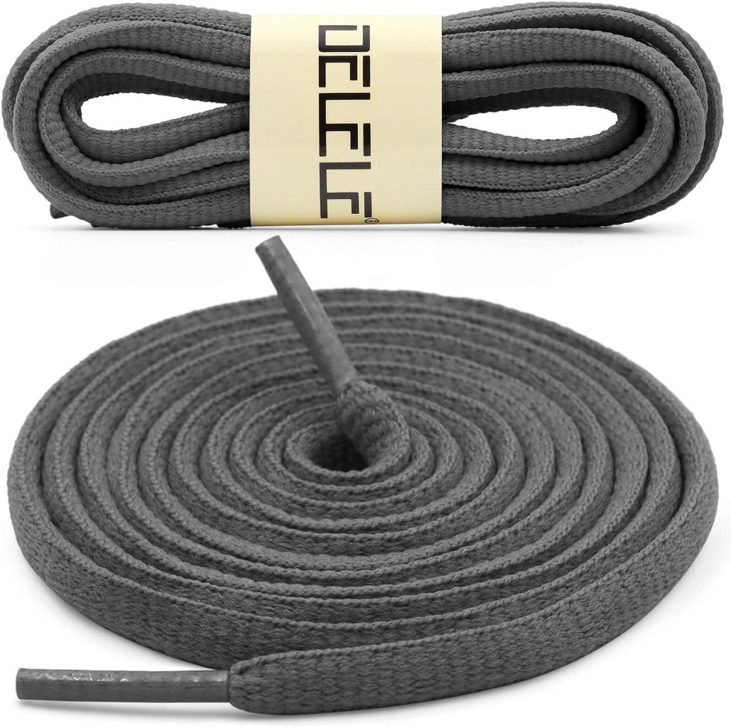 DELELE 2Pair Oval Shoes laces 42 Colors Half Round 1/4" Athletic ShoeLaces for Sport/Running Shoes Shoe Strings