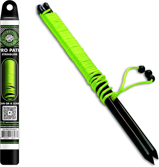 Triple Bead Golf Alignment String Line, Putting Aid for Indoor & Outdoor, Golf Putting Trainer, Putting String Line for Golf, Golf Putting Training Aid for Precision, Putting Alignment String