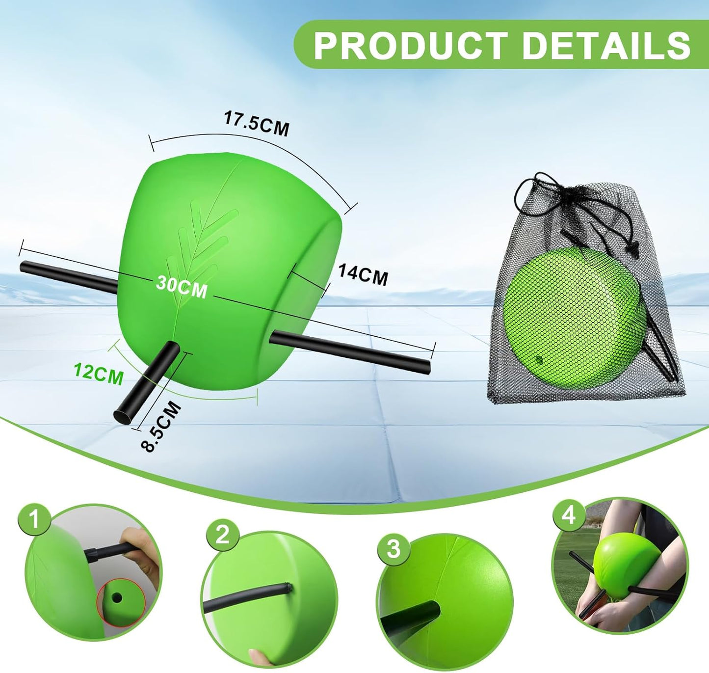 The Connector Golf Training Aid, Golf Swing Trainer for Posture Correction Practice, Golf Swing Training Aid, Golf Training Aids Helps Train Proper Swing Mechanics, Arm Structure