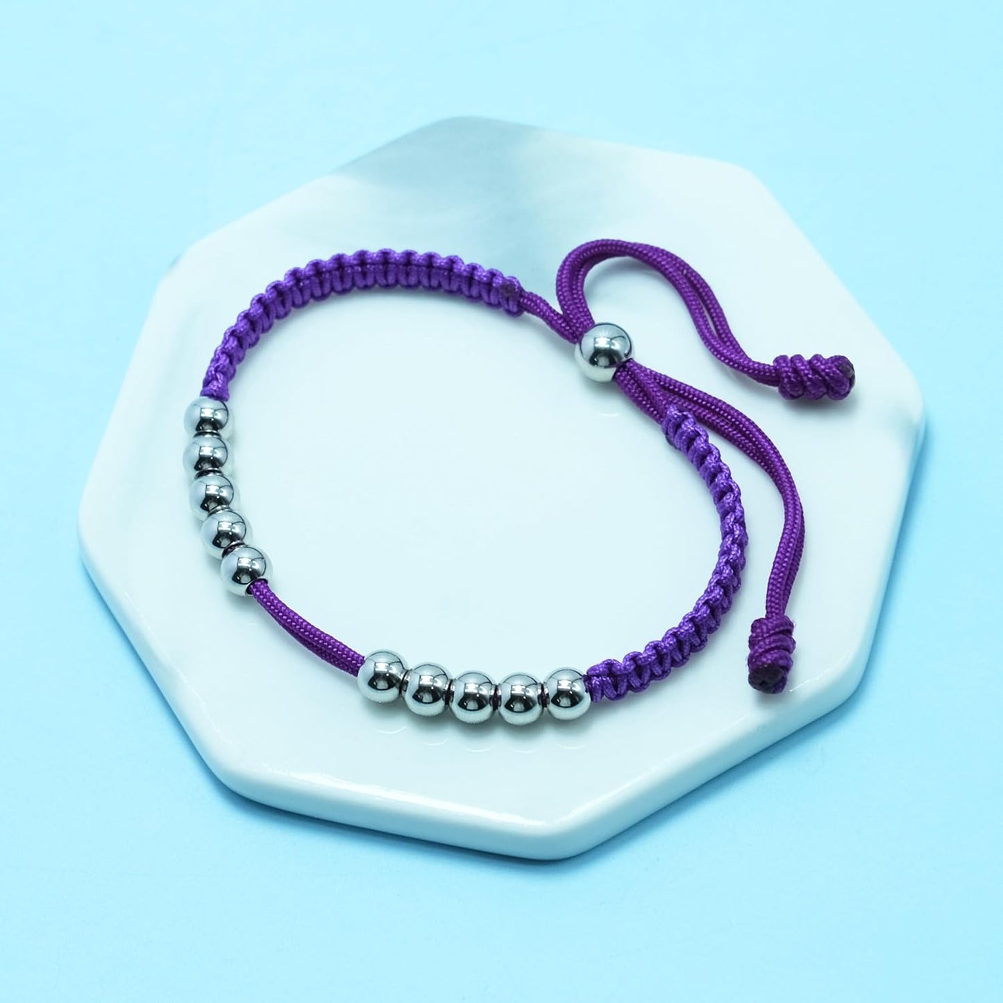 LAMIBEE Golf Stainless Steel 10 Beads Score Counter Bracelet, Golf Stroke Count Bracelet, Resizable and Easy to Adjust Golf Round Scoring Tracker, Durable and Stylish Golf Accessory