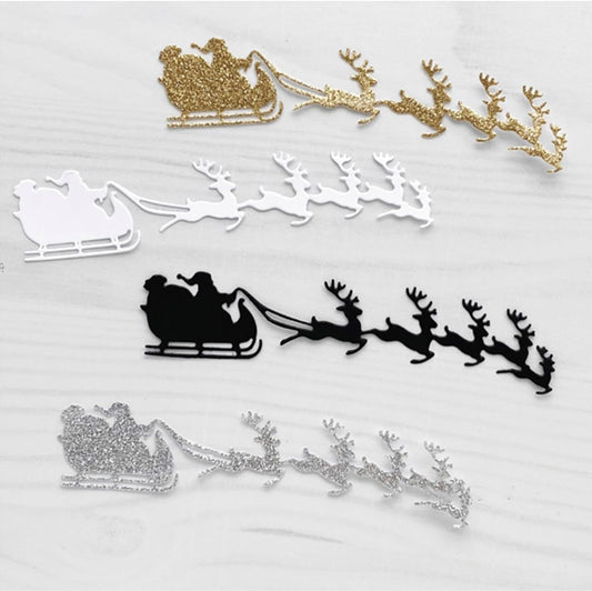 Lapoo Metal Cutting Die for Scrapbooking, 3D Backgrounds Frame New Cutting Dies DIY Album Card Making Decor Paper Metal Die Cuts Party Wedding Decorations (Christmas Gift 5 x 1.4 in)