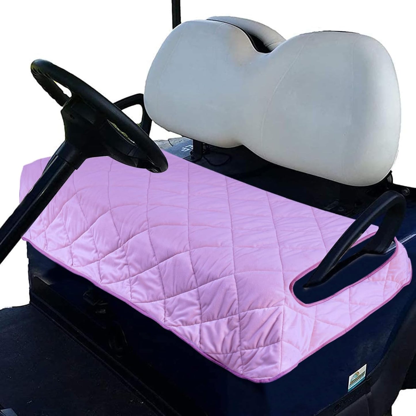 Golf Cart Seat Covers,EZGO Golf Cart Seat Cover, Golf Cart Seat Towel Blanket, Travel Sports Golf Cart Covers for 2-Person Seats Club Car, Golf Cart Accessories for Men. Soft and Comfortable