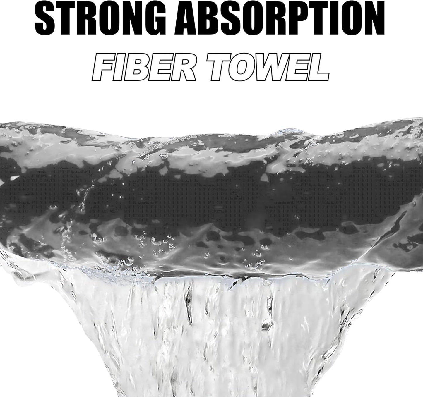 Magnetic Golf Towel with Clip, Microfiber Waffle Design - Industrial Strength Magnet for Strong Hold to Golf Bags, Carts & Clubs - Gray