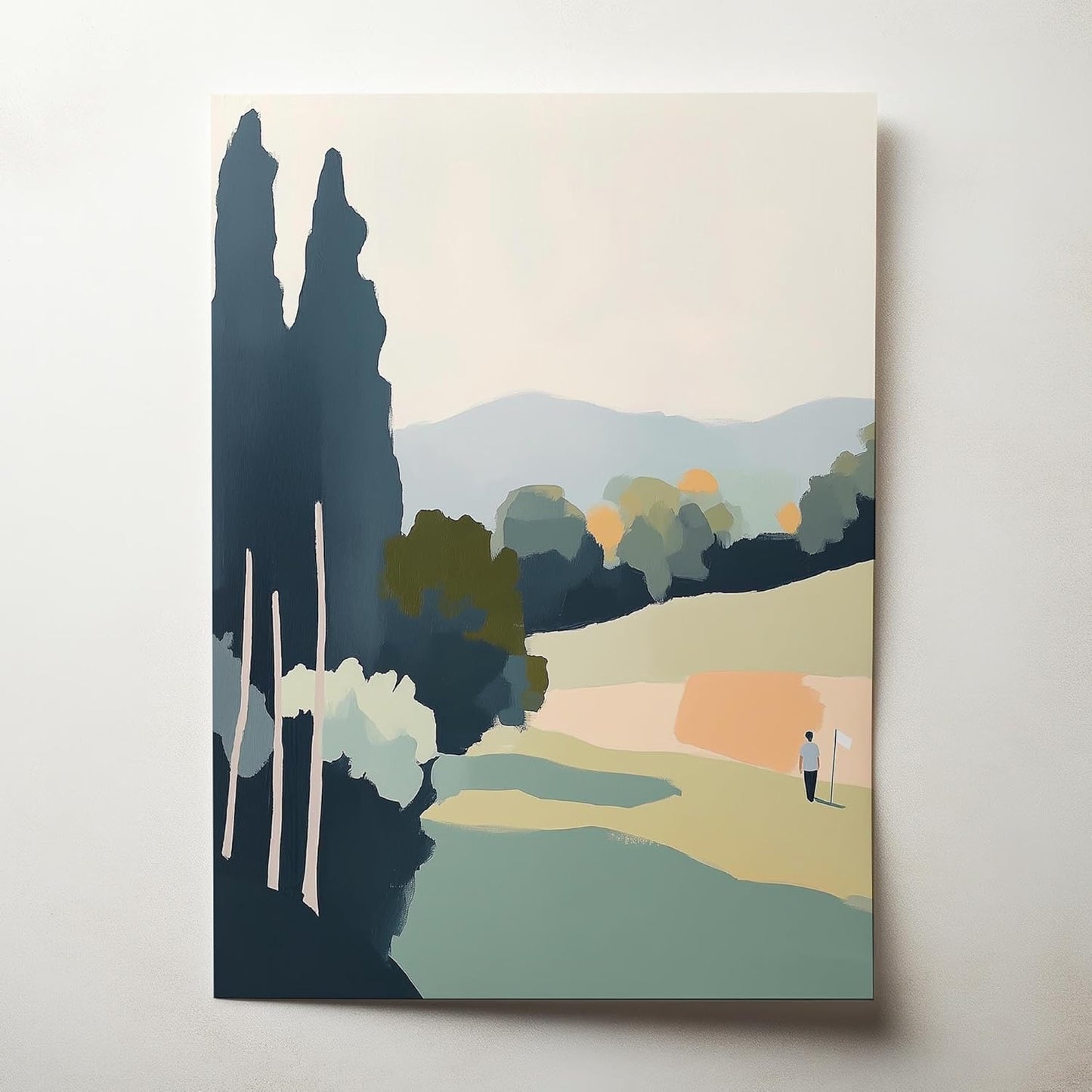 Golf Impressionist Art Print Posters - Premium Giclee Fine Art Prints - Sporty and Sophisticated Home Decor Posters, Golfer Art Prints for Home and Office Decor - Vintage Aesthetic, Ready to Frame