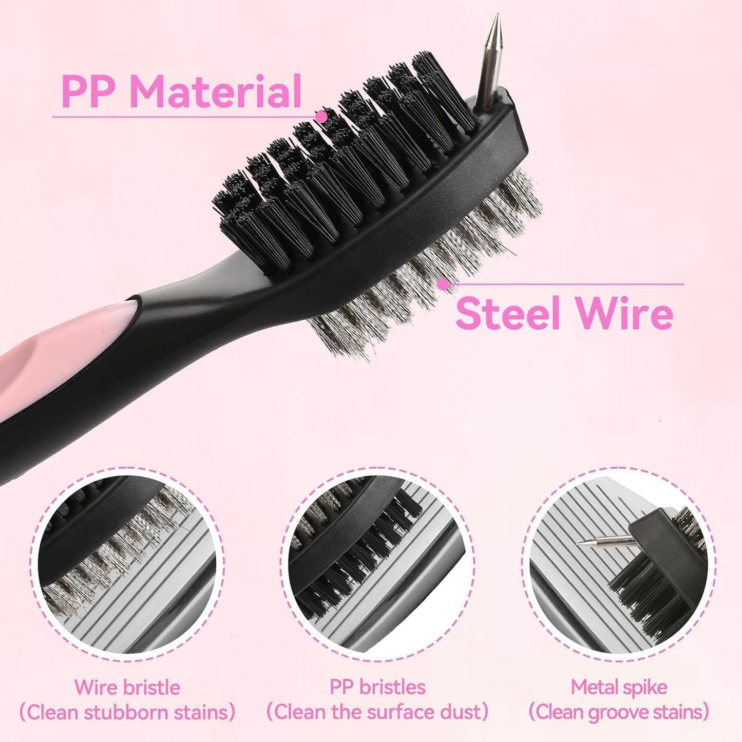 11 Pcs Golf Accessories Kit, Include Golf Tees Golf Towel Golf Ball Bag with Hook Cleaner Brush Golf Ball Marker Golf Divot Tool Golf Score Counter