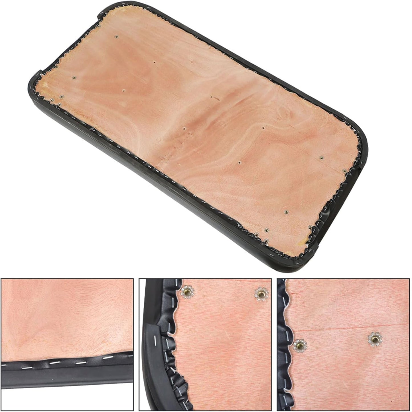 GXYWADY Black Golf Cart Front Seat Cushion Replacement for EZGO Medalist TXT 1994-2013