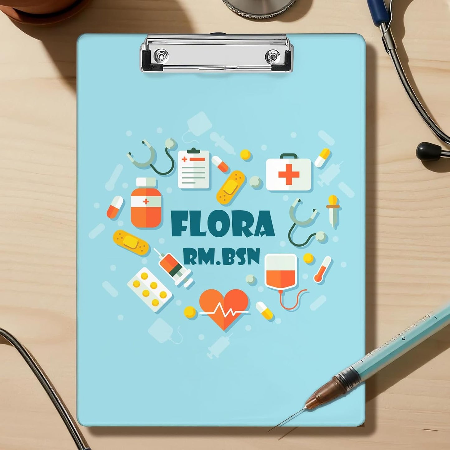 Custom Nurse Clipboard Personalzied Acrylic Clipboard with Name Custom Nurse Appreciation Gifts for Women Men