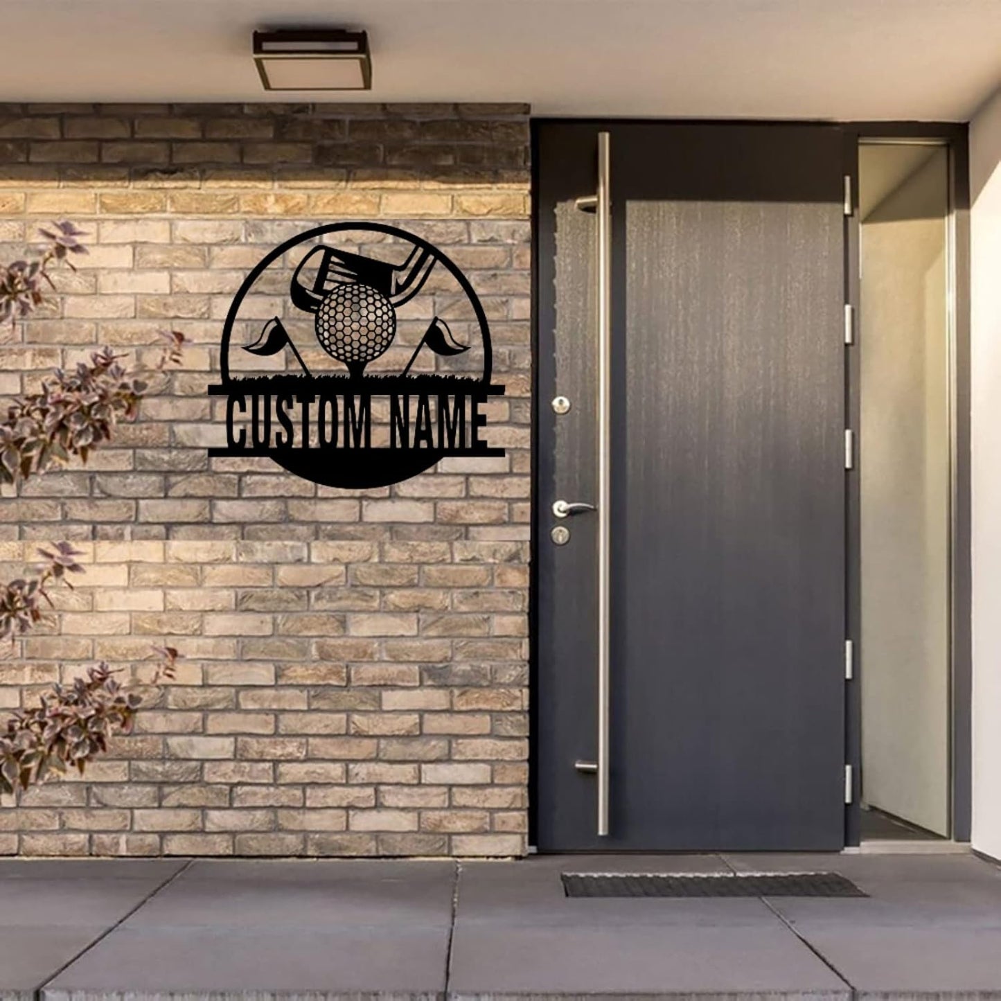 Custom Golf Wall Art - Personalized Golfer Decor - Metal Wall Sign