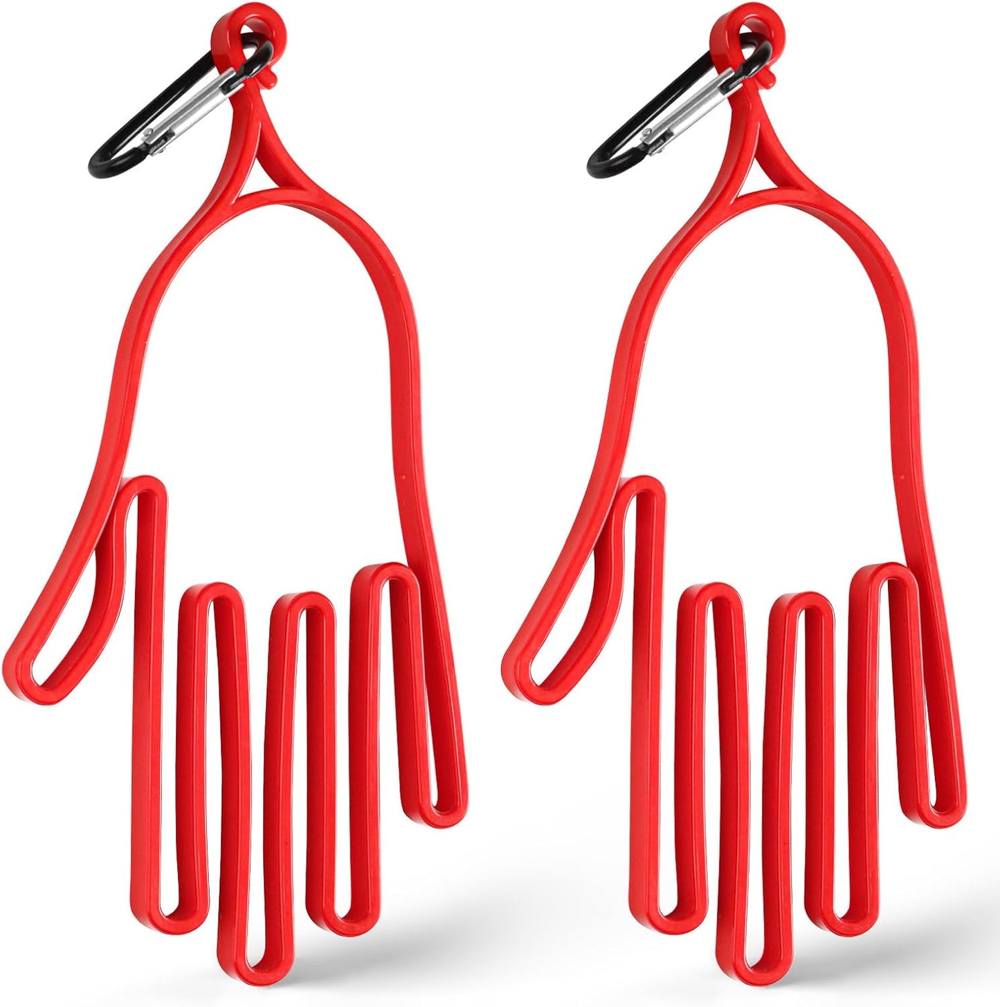 FINGER TEN Golf Gloves Stretcher Holder Hanger Keeper Dryer Shaper Tool Accessories Durable Glove Support Frame Guardian Hook to Bag Gifts for Men Women Golfer