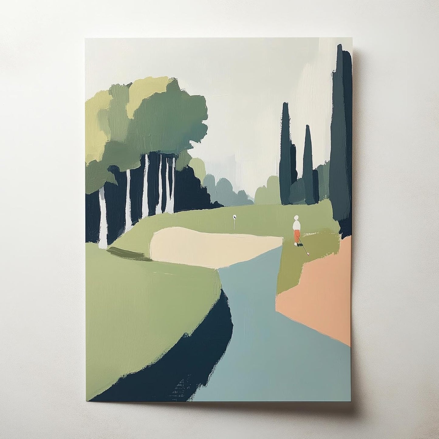 Golf Impressionist Art Print Posters - Premium Giclee Fine Art Prints - Sporty and Sophisticated Home Decor Posters, Golfer Art Prints for Home and Office Decor - Vintage Aesthetic, Ready to Frame