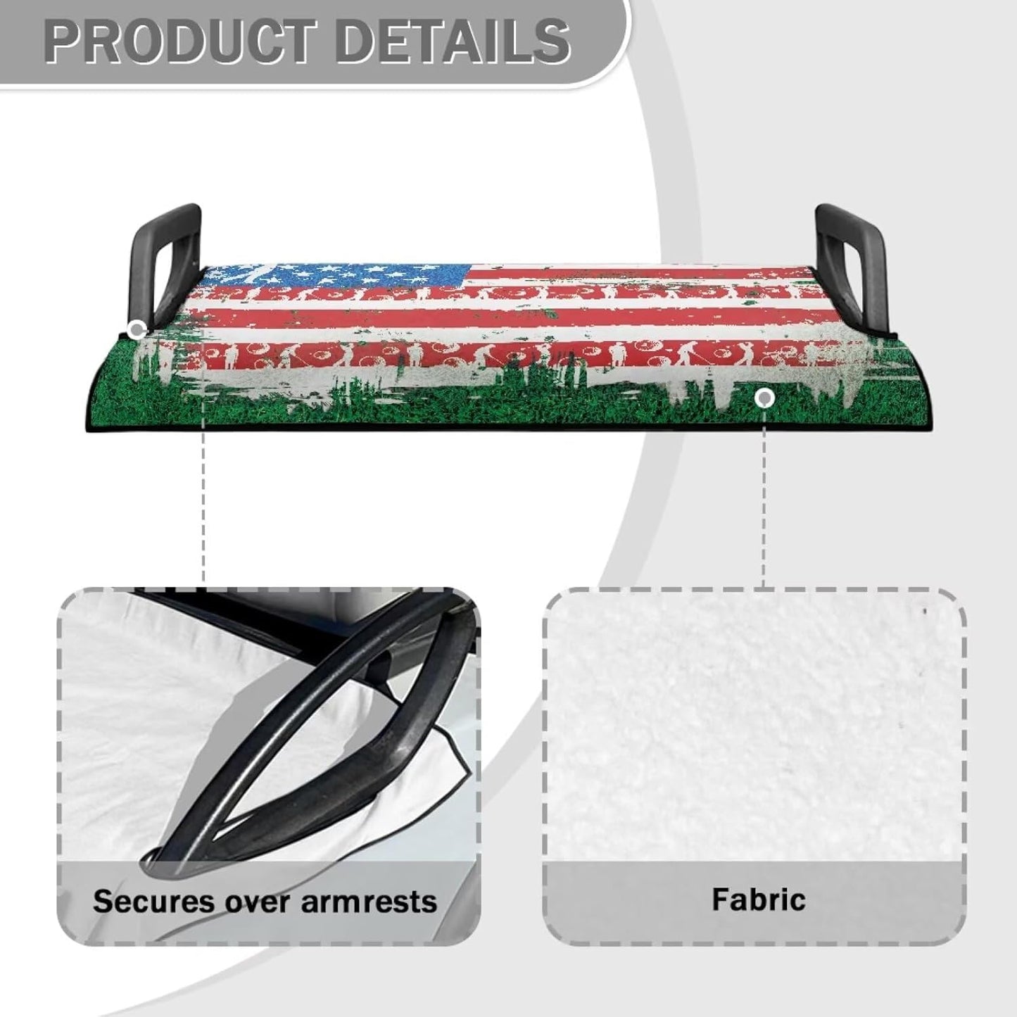 Golf Cart Accessories Anti-hot Golf Cart 50 X 30.9 Inches Seat Cushion Golf Seat Cushion Cover Towel Blanket Fits for Golf Club Cars