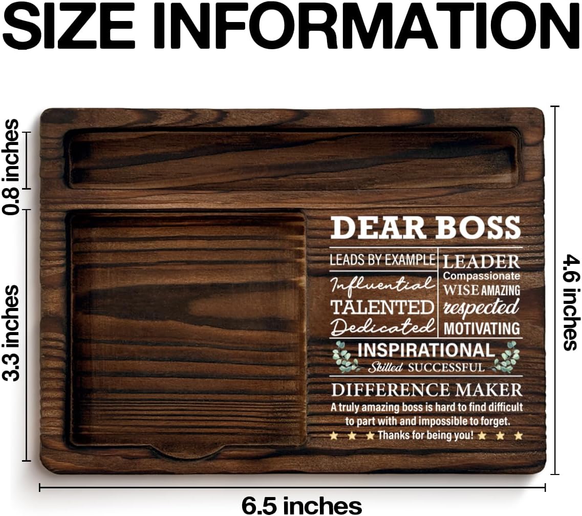Boss Gifts for Men Women, Gifts for Bosses Boss's Day Retirement Farewell Birthday, Best Boss Sticky Note Holder Office Decor Bosses Day Gift Ideas