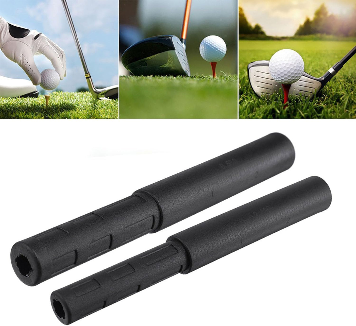 Yocimango-Durable Golf Club Graphite Shaft Extenders for Iron Graphite Shaft 0.58 Inch Extender Rod-4PCS
