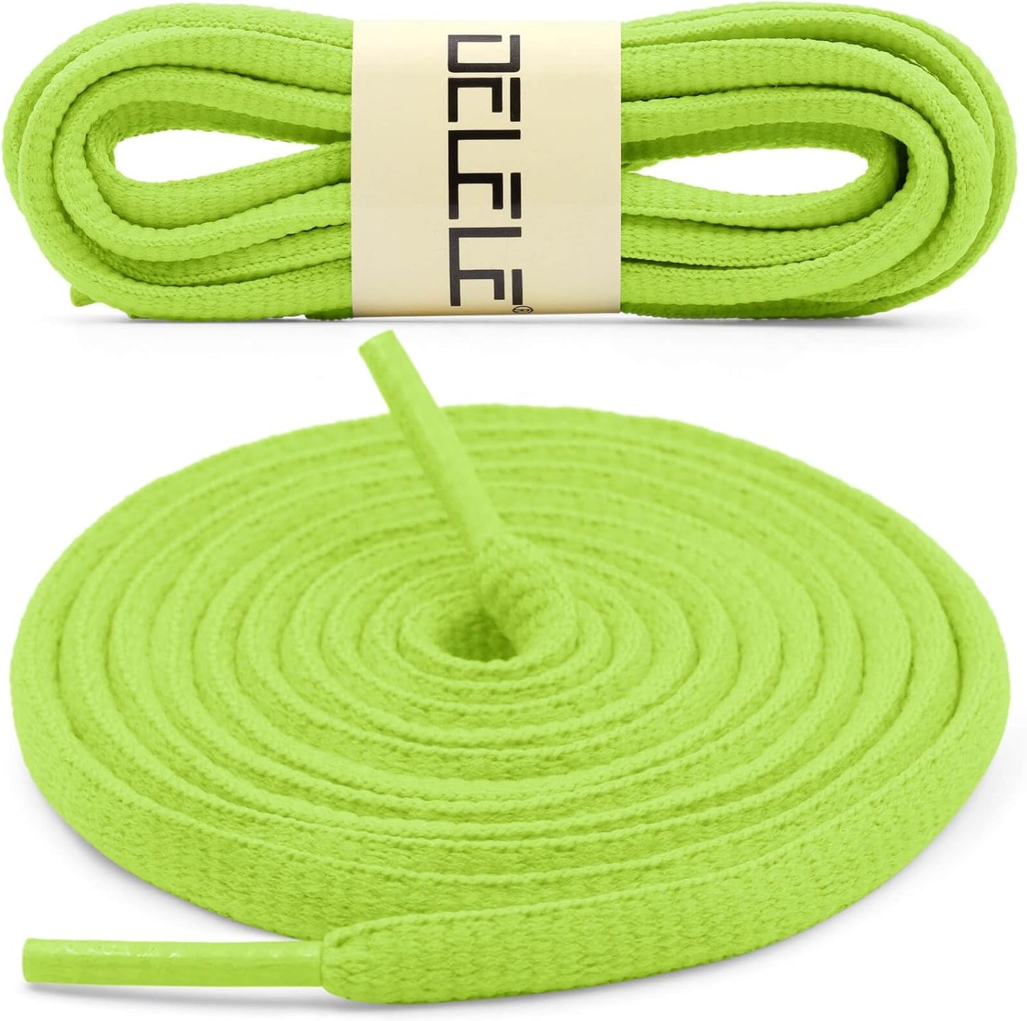 DELELE 2Pair Oval Shoes laces 42 Colors Half Round 1/4" Athletic ShoeLaces for Sport/Running Shoes Shoe Strings