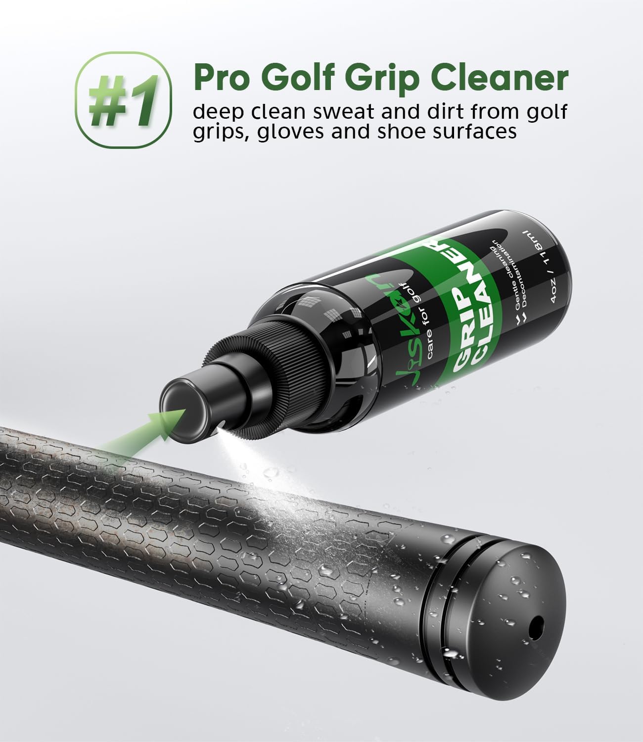Pro Golf Care Kit System Includes Golf Grip Cleaner Club Cleaner Club Polish Club Brush Golf Towel, Essentials Golf Accessories for Men Cool Golf Gifts for Men