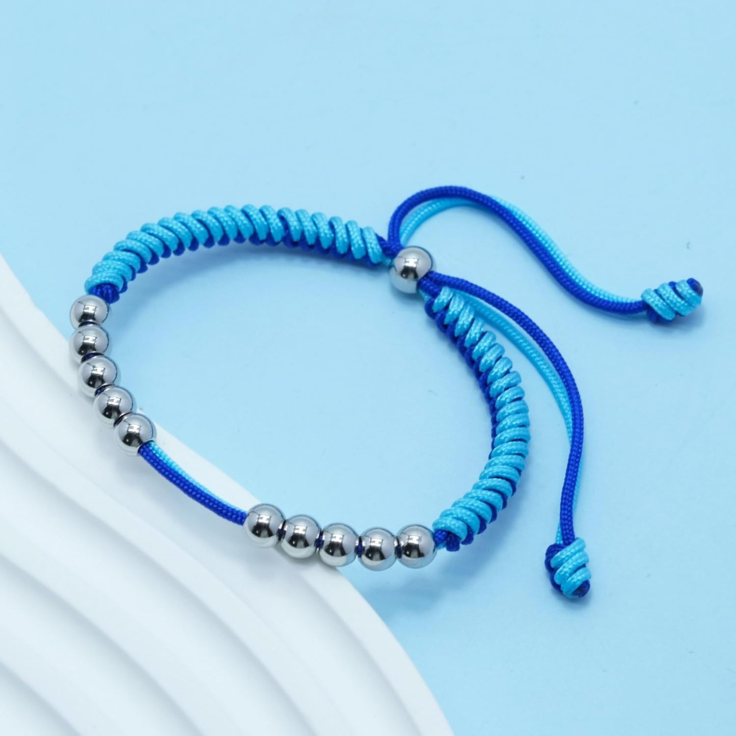 LAMIBEE Golf Stainless Steel 10 Bead Score Counter Bracelet, Golf Stroke Count Bracelet, Resizable Easy to Adjust Golf Round Scoring Tracker, Durable Stylish Golf Accessory