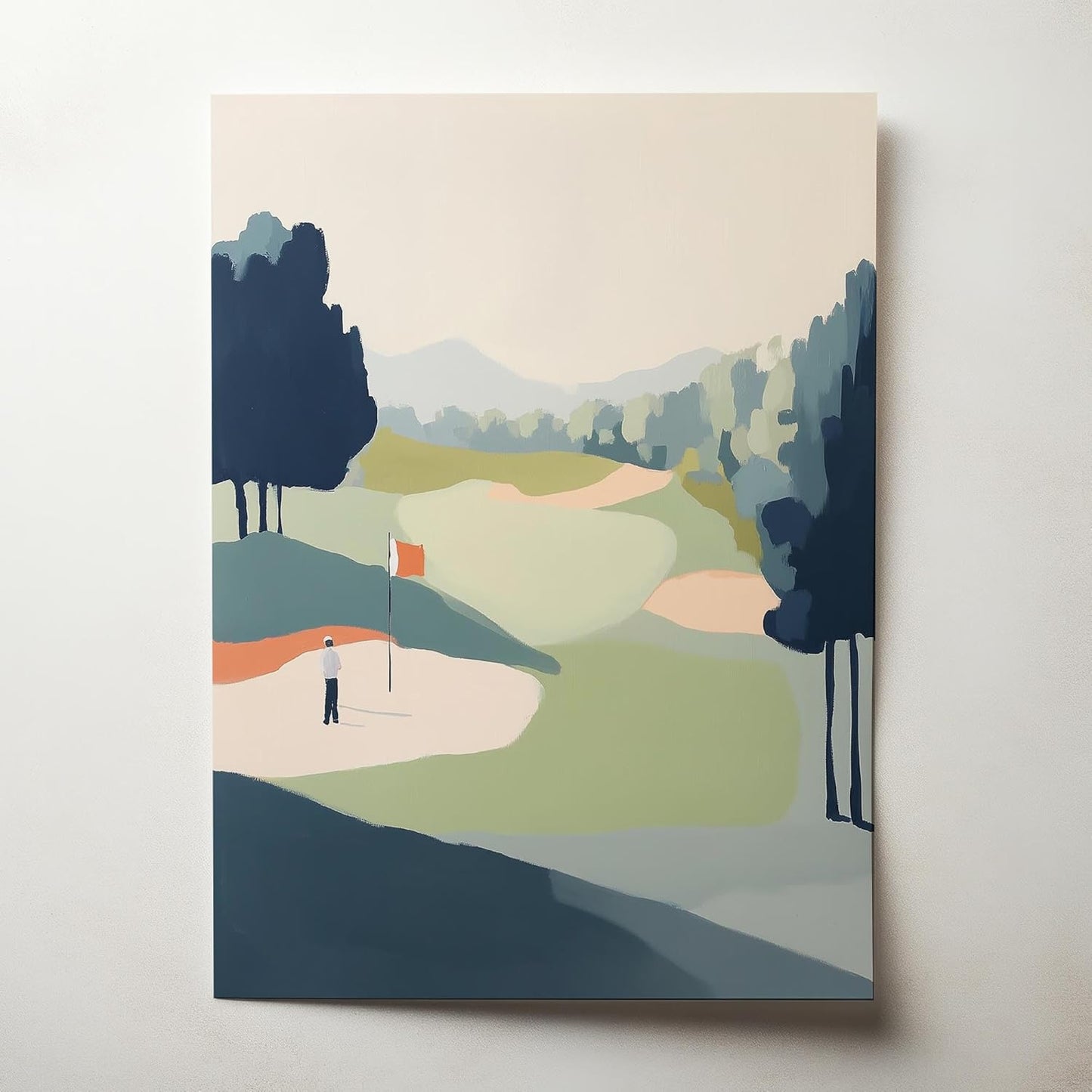 Golf Impressionist Art Print Posters - Premium Giclee Fine Art Prints - Sporty and Sophisticated Home Decor Posters, Golfer Art Prints for Home and Office Decor - Vintage Aesthetic, Ready to Frame