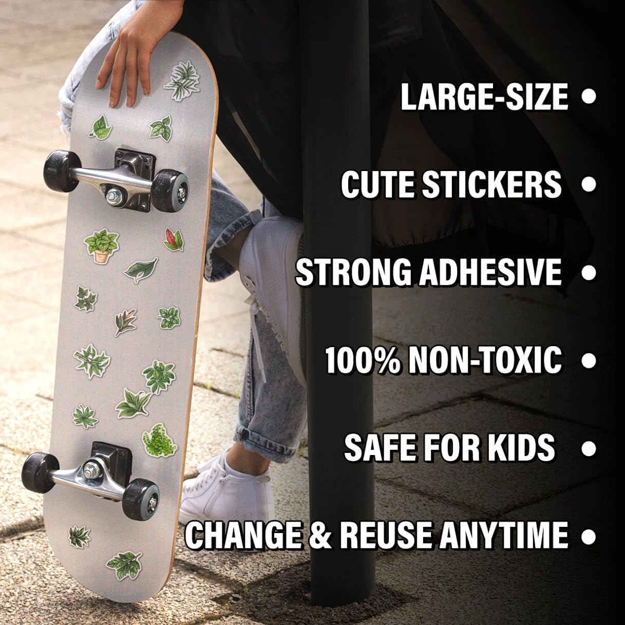 108Pcs Botanical Stickers Pack Vinyl Plant for Scrapbooking Laptop Water Bottle Journal Planner DIY Crafts Greenery Leaf Strawberry Houseplant Aesthetic Decor