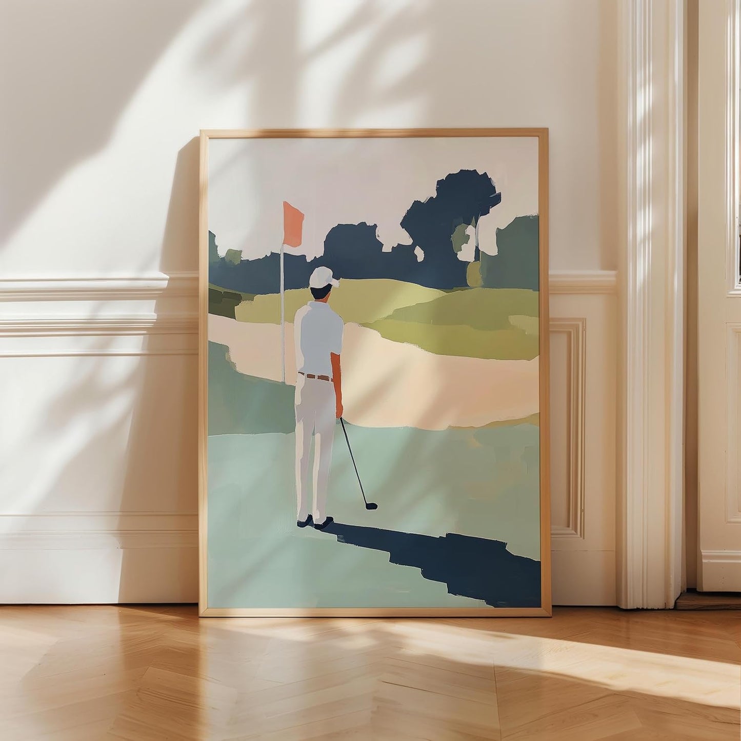 Golf Impressionist Art Print Posters - Premium Giclee Fine Art Prints - Sporty and Sophisticated Home Decor Posters, Golfer Art Prints for Home and Office Decor - Vintage Aesthetic, Ready to Frame