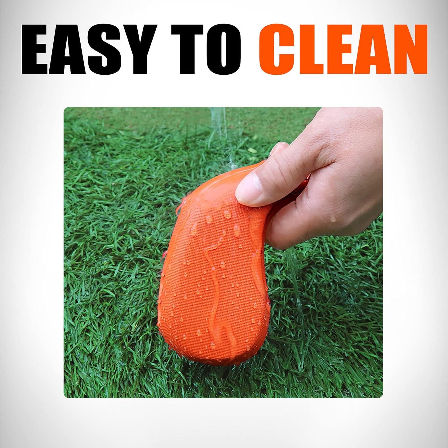 PGM Golf Club Covers, 10pcs Protective Washable Golf Iron Head Covers Set with Number Opening, Easy On and Off, Fits Right Handed Brands