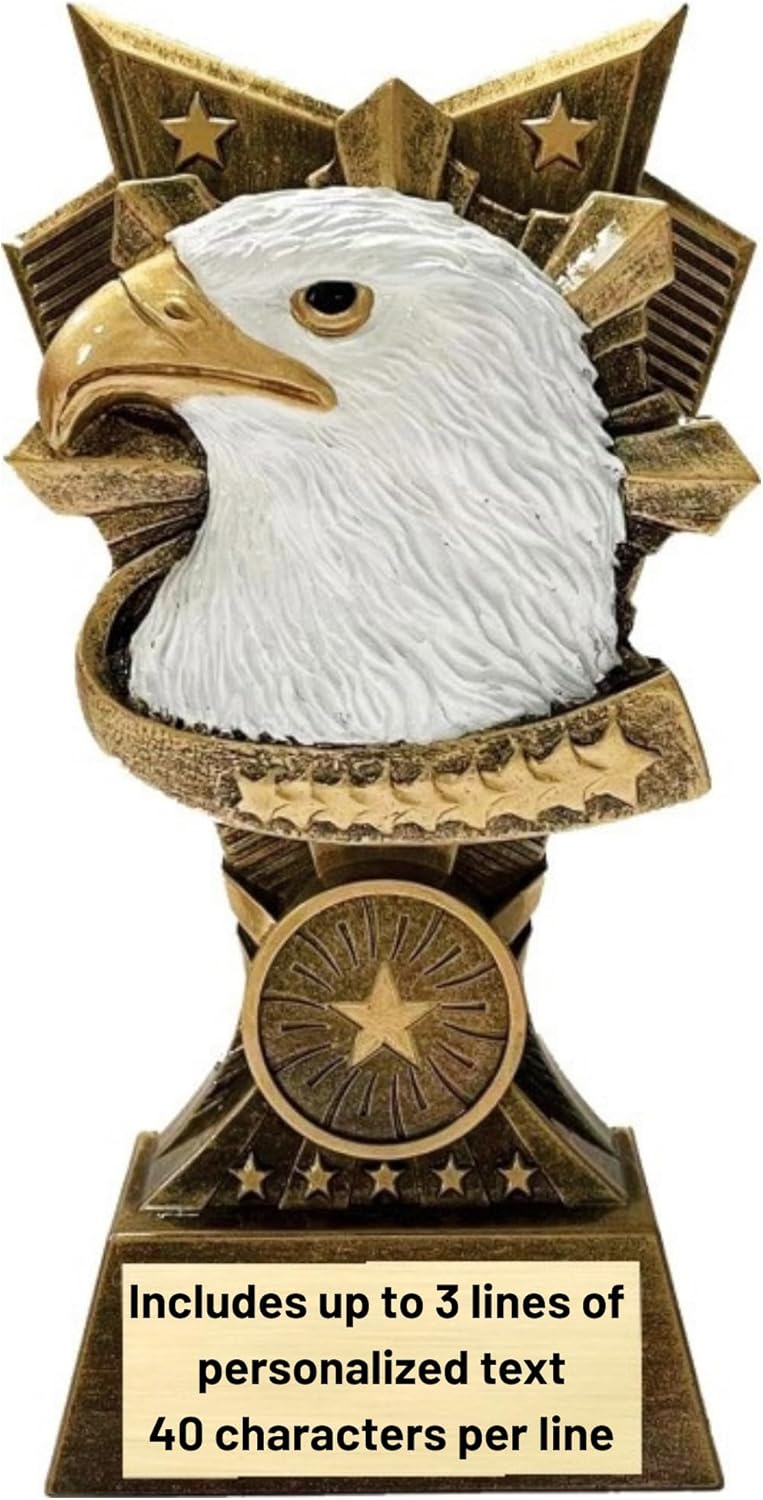 Champion V Sports Trophy Award with Custom Engraving – Recognition Trophy for Kids and Adults Team Awards for Competitions School Sports Student Athletes MVPs Tournaments and Celebrations