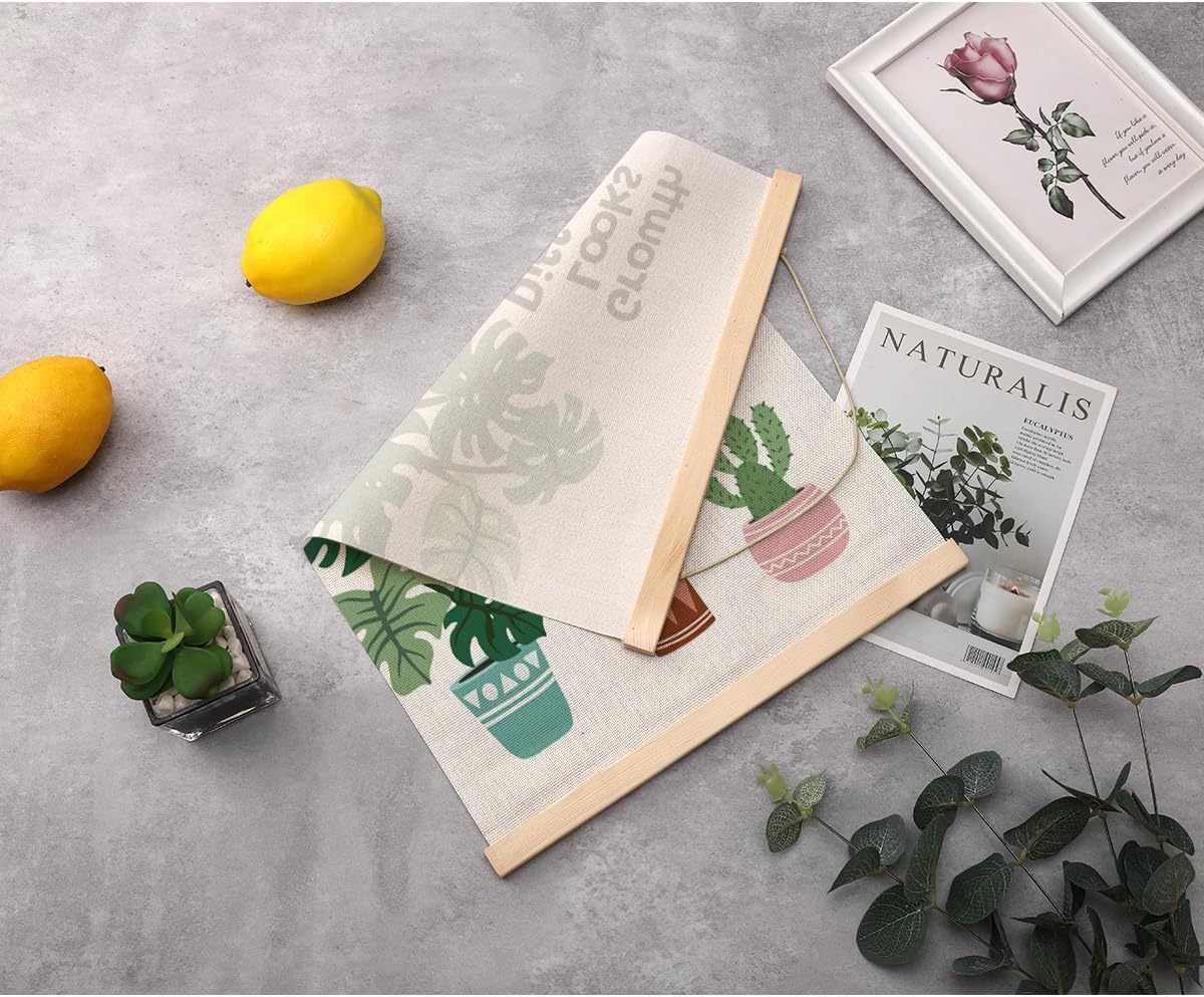 Inspirational Poster Hanger, Therapy Office Decor Growth Mindset Wall Decor Motivational Gifts Educational Posters Wall Art Wall Hanging Banner Classroom Toddler Room Bedroom Home Baby Room Decor