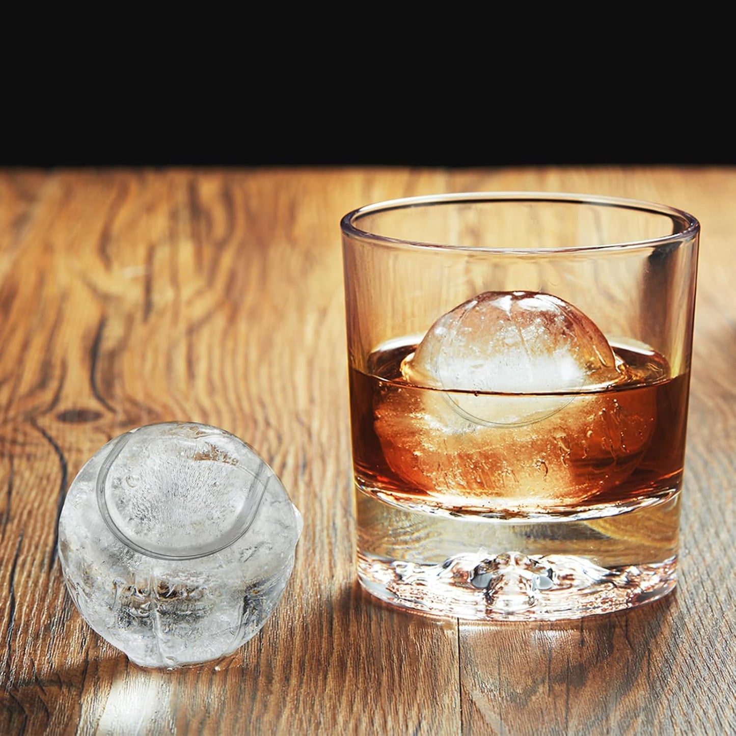 Novelty Tennis Gifts Ball Ice Maker Mold, 2.2" Large Sphere Round Ice Cube Mold for Cocktails, Whiskey, Bourbon, Fun Shapes Big Whiskey Ice Cube Mold Gifts for Christmas Stocking Stuffers