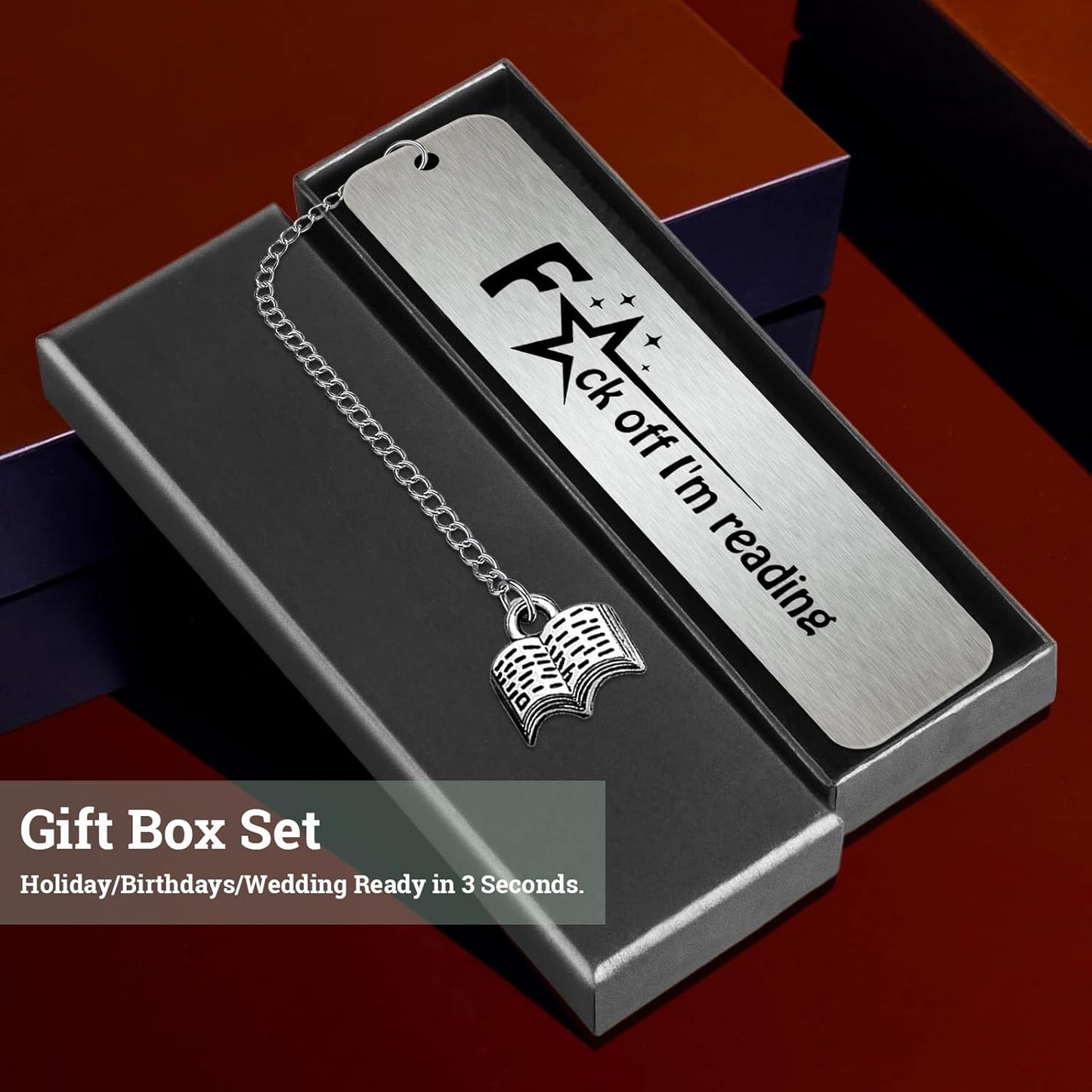 Funny Bookmarks Book Lovers Gifts for Women Men, Bookmark Bookish Reader Gifts, Graduation, Christmas Presents for Her, Him, Teen Girls, Unique Book Marks Gift