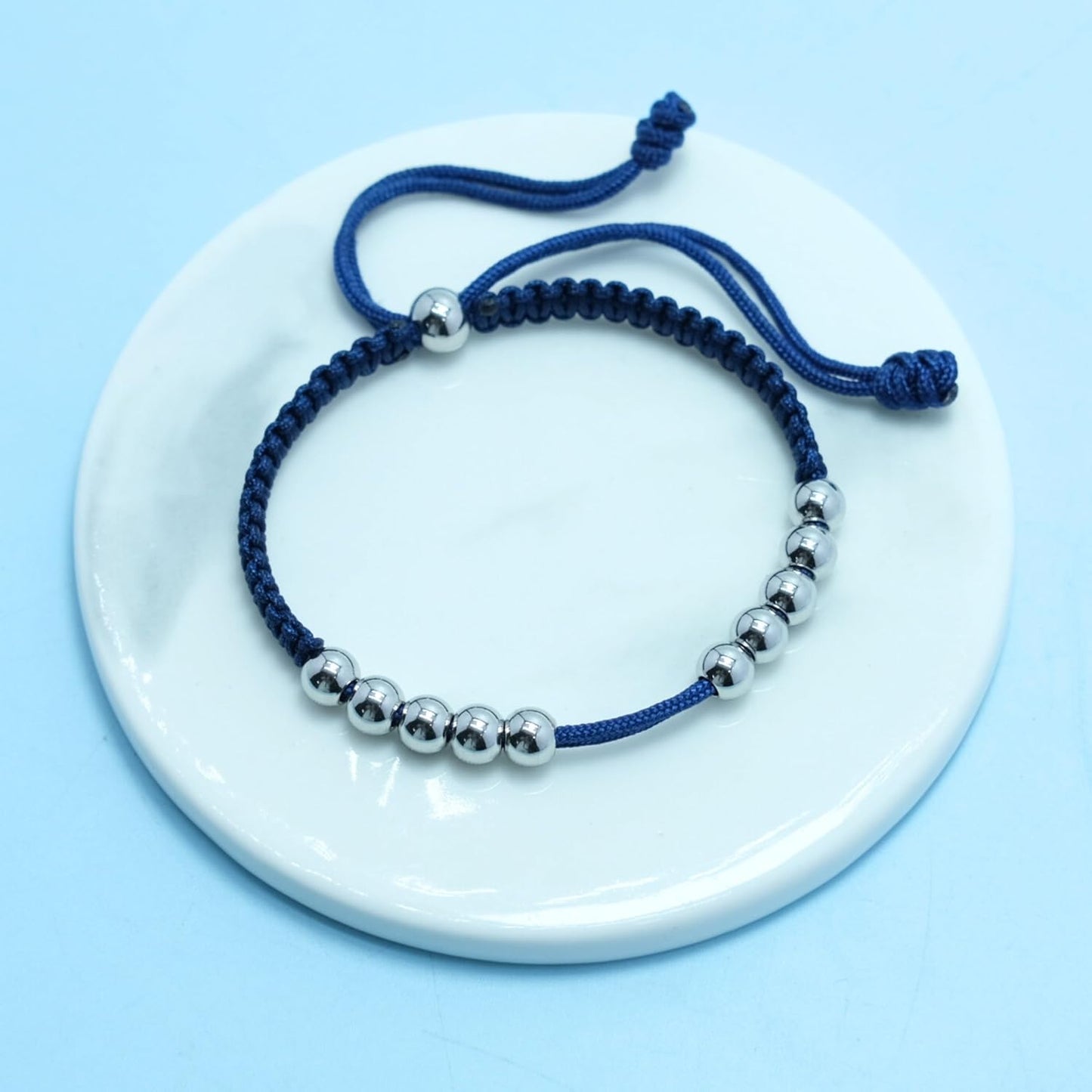 LAMIBEE Golf Stainless Steel 10 Beads Score Counter Bracelet, Golf Stroke Count Bracelet, Resizable and Easy to Adjust Golf Round Scoring Tracker, Durable and Stylish Golf Accessory