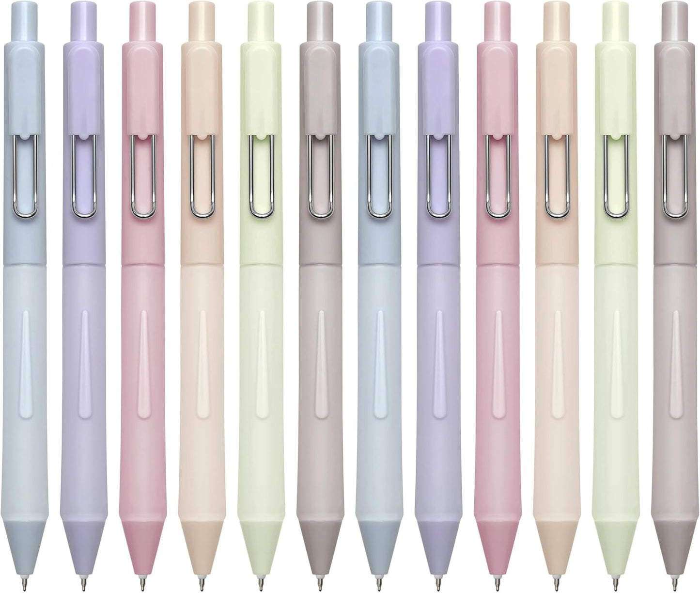 0.5mm Gel Pens Black Ink Pen Gel Retractable Cute Pens for Smooth Writing School Office Supplies (12-count)