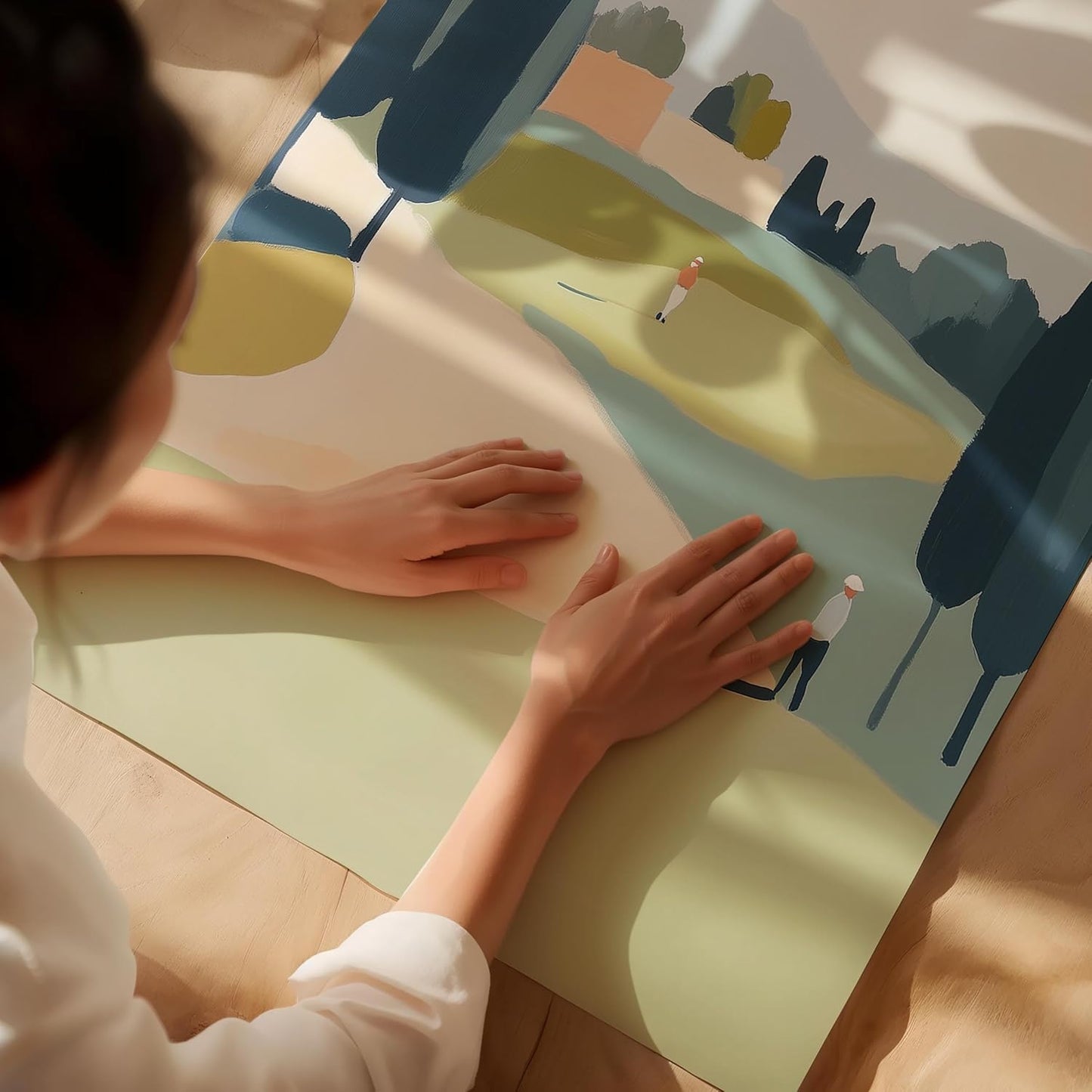 Golf Impressionist Art Print Posters - Premium Giclee Fine Art Prints - Sporty and Sophisticated Home Decor Posters, Golfer Art Prints for Home and Office Decor - Vintage Aesthetic, Ready to Frame