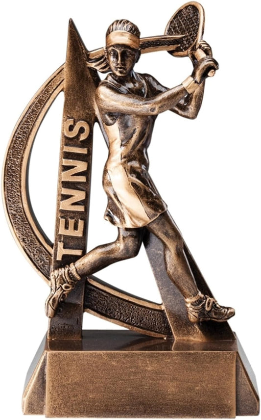 Sports Trophy – Ultra Action 6.5 Inch Engraved Resin Award – Personalized Recognition for Kids Youth Teams Schools Adult Leagues Coaches and Achievement Awards