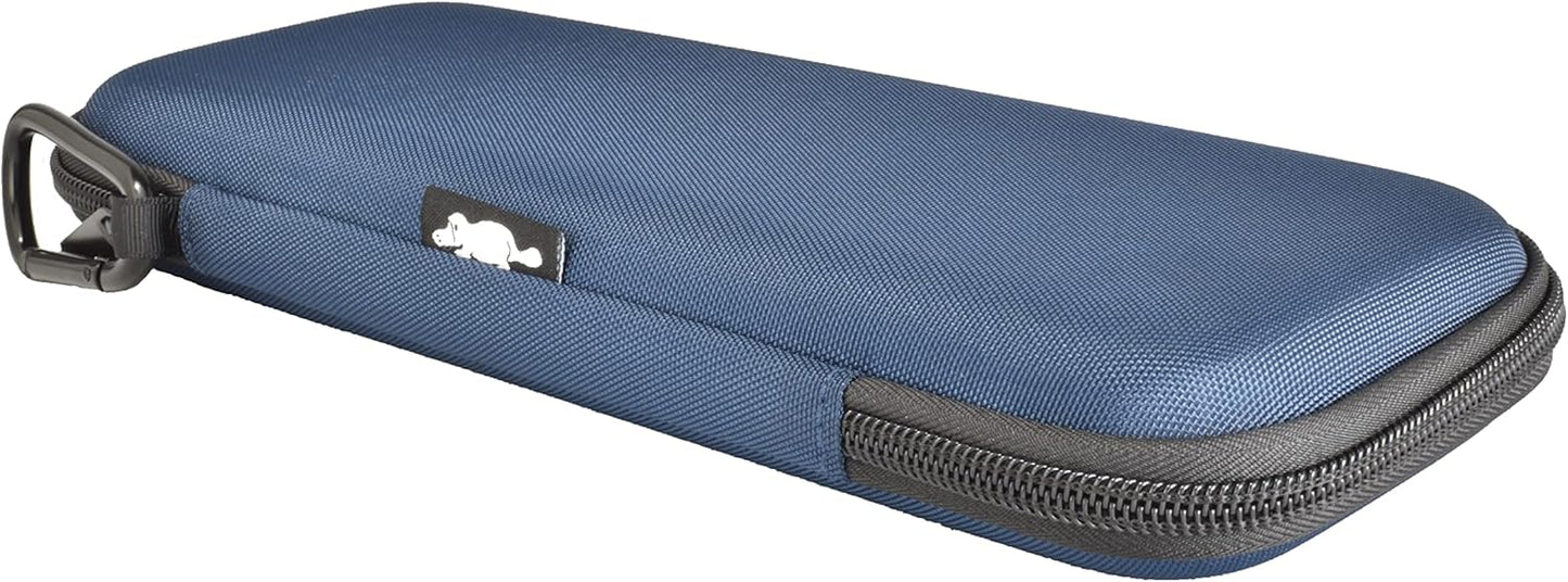 Platypus Golf Co. Golfing Caddie Hard Travel Case Organizer - Hinging Glove Shaper & Holder - Mesh Pocket & Storage Slots for Phone, Tees, Divot Tools & Ball Markers - Golfers Cases for Men & Women