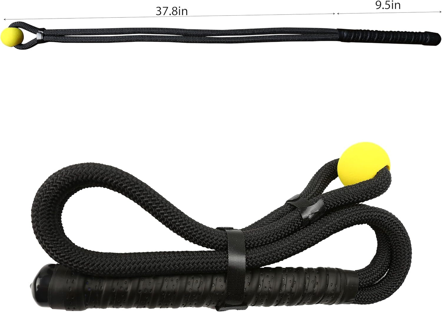 Golf Swing Rope Training Aid, Fitness Equipment Trainer with Ball On for Practice, Posture Corrector, Exercise Assistance, Workout, Speed, Strength Link, Warm-up for Buddy, Golf Lovers, Beginners