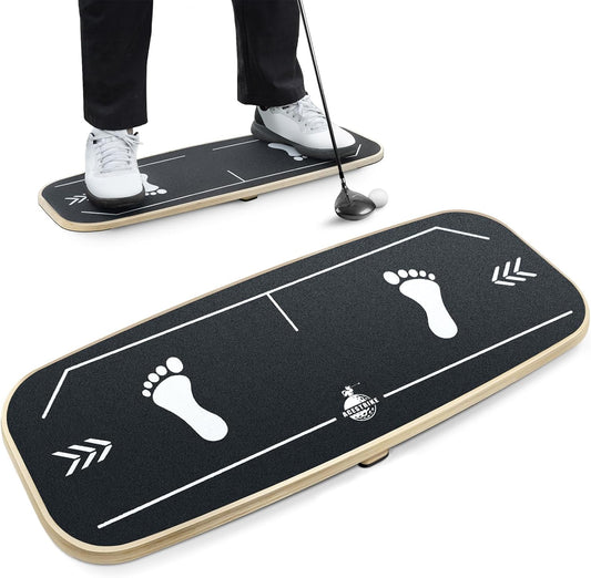 Golf Pressure Plate, Gravity Transfer Board Training Aid to Weight Shift Golf Training Aid for Indoor Practice, Golf Swing Speed Trainer for Beginners Correct Swing Sequence Tempo