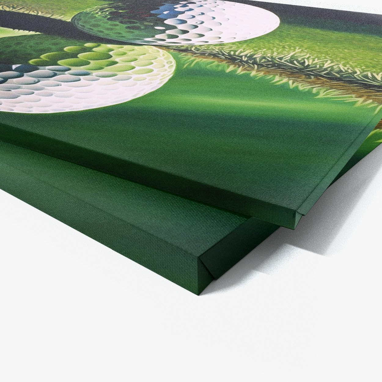 Sense Canvas Golf Ball Green 2 Canvas Art - Home Decor Wall Art Print Poster Painting Small 16x12 / 0.75"