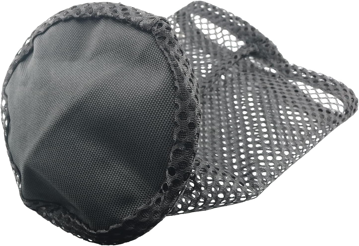 Black Golf Ball Bag - Large Size Holds 48-56 Balls, Pocket Style Nylon Mesh With Locking Drawstring Closure, Breathable Netting Carrying Storage Pouch