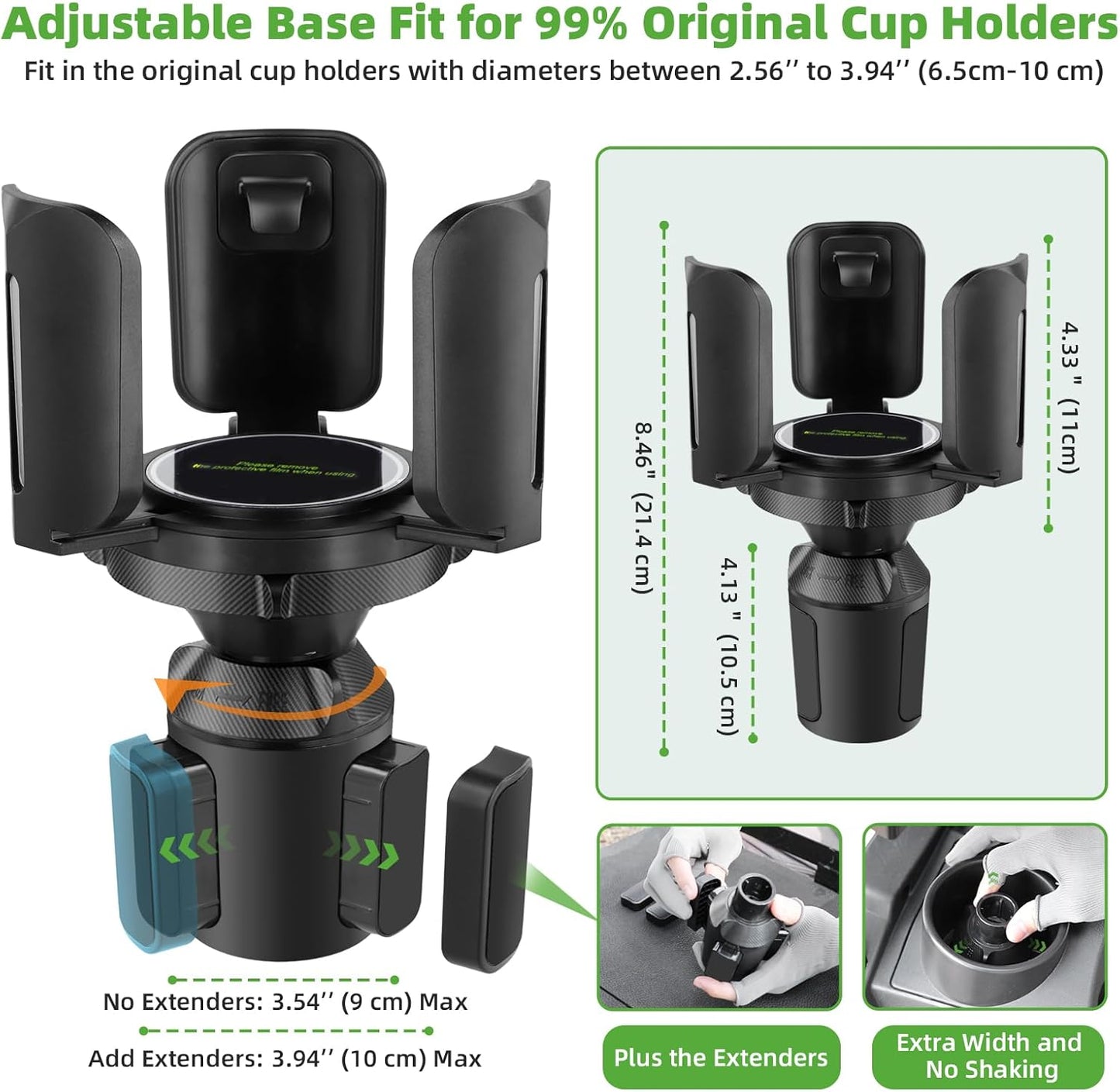 Roykaw Golf Cart Heater Holder Universal Propane Cup Holder, Fit 1lb Tank & Water Bottle, Adjustable Expandable Golf Cart Cup Holder Compatible with EZGO Club Car Yamaha, No Wobble