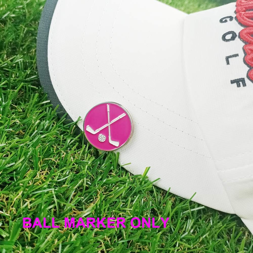 Golf Ball Markers Assorted Patterns Value Pack of 12 Golf Gifts, Golf Cap Clips and Divot Repair Tools Partner Accessories Sets for Men Women Golfer