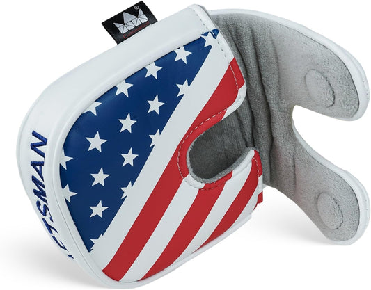 CRAFTSMAN GOLF USA America Mallet Blade Putter Cover Headcover for Scotty Cameron Odyssey LAB