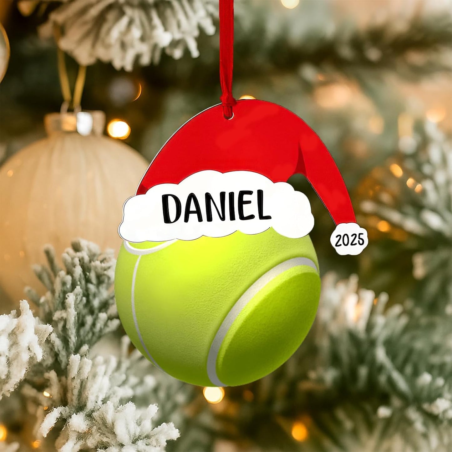 Personalized Paddle Tennis Christmas Ornament 2025, Tennis Ornaments for Christmas Tree, Team Ornament, Custom Coach Gifts, Hanging Decor, Gifts for Sports Lovers Boys, Xmas Gift 2025