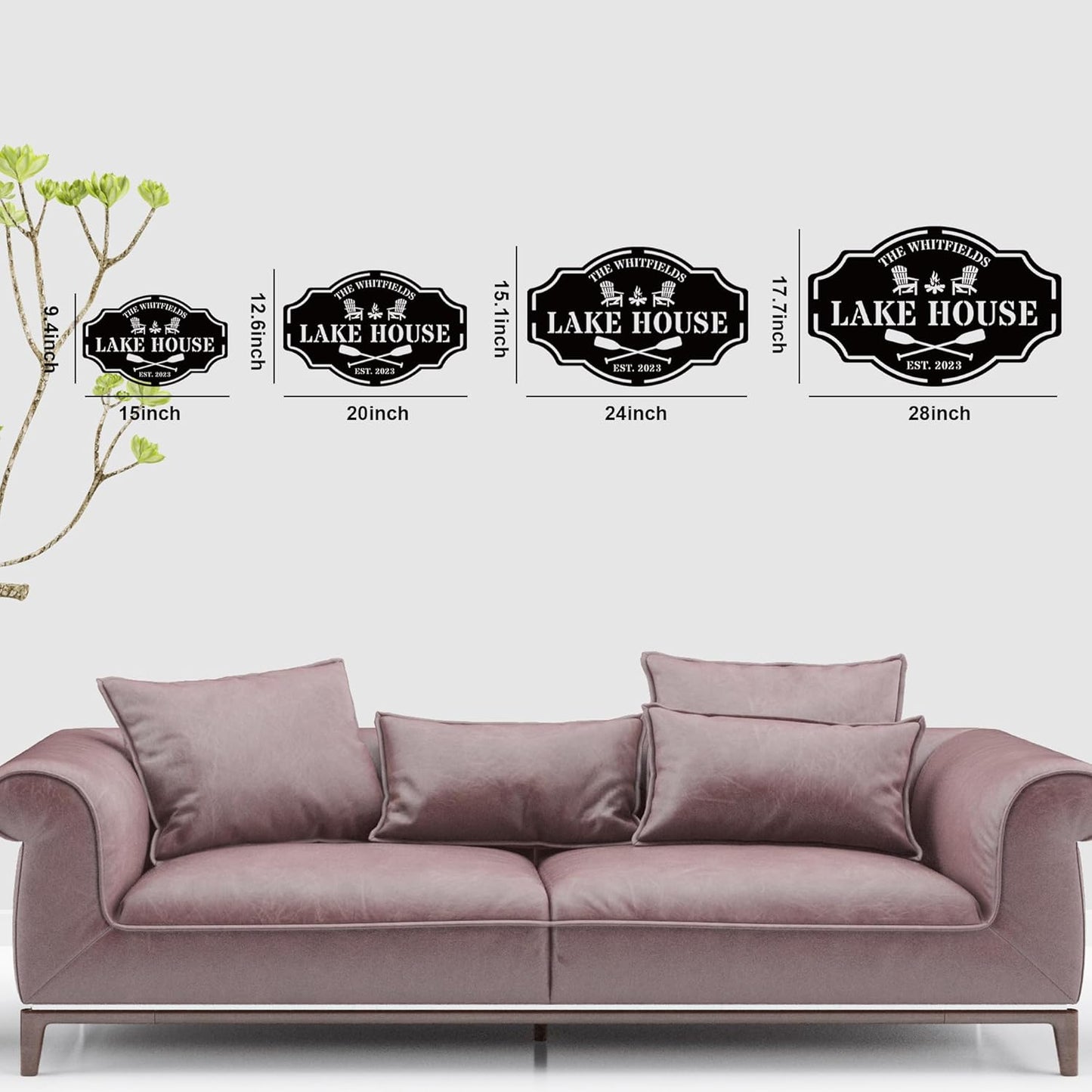 Custom Lake House Welcome Sign,Personalized Metal Lake House Signs,Lake House Decor,Personalized Metal Sign,Custom Outdoor Decor