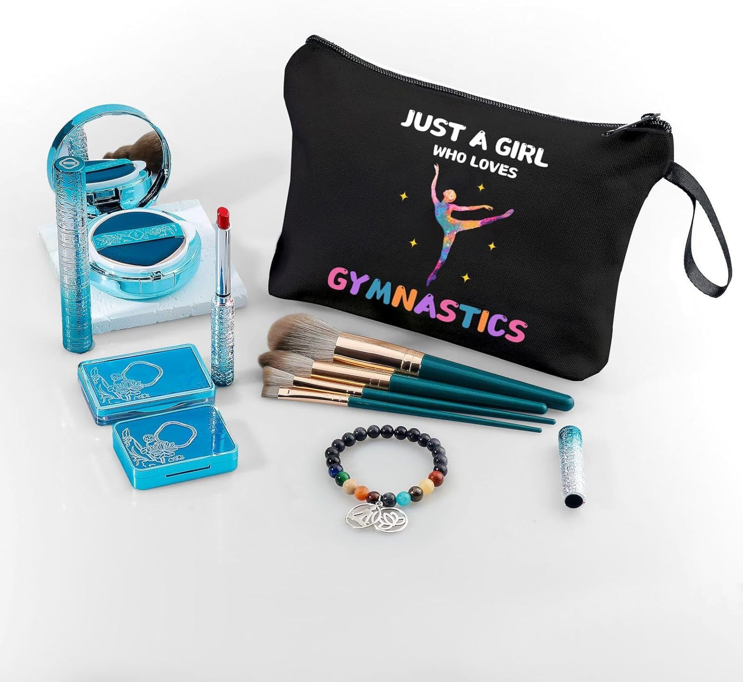 Gymnastics Accessories - Girls Gymnastics Makeup Bag & Birthday Gift