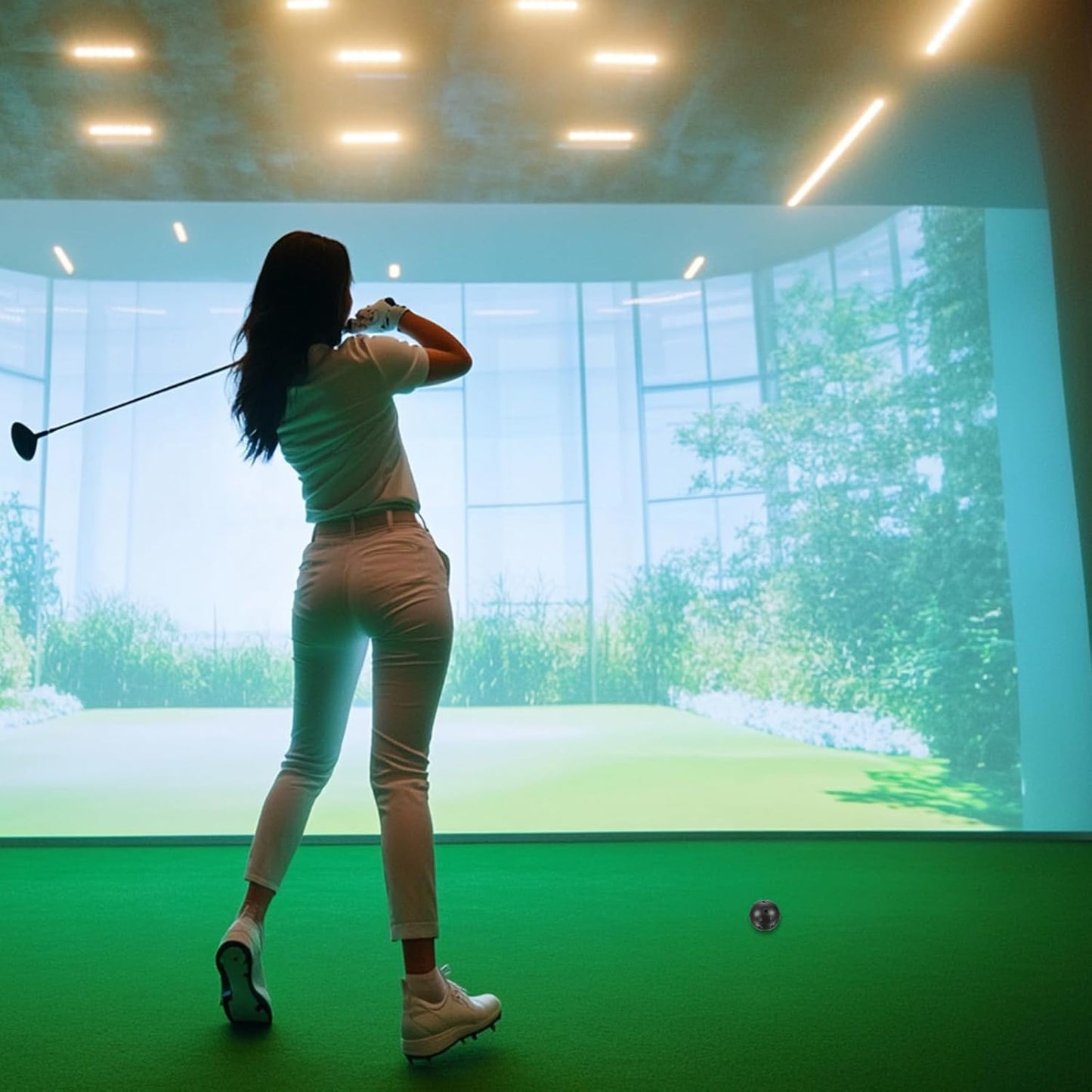 YOKIVE 10 Pcs Golf Foam Ball, Sports EVA Sponge Balls Exercise Flight Swing Practicing for Indoor Golf Training(Black, 42-mm)