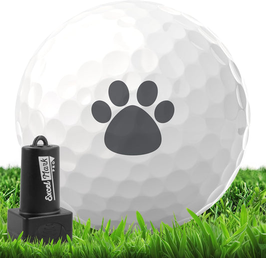 ExcelMark Pro Golf Ball Stamp - Easy Ball Identification - Choose from 25+ Styles and 4 Colors!