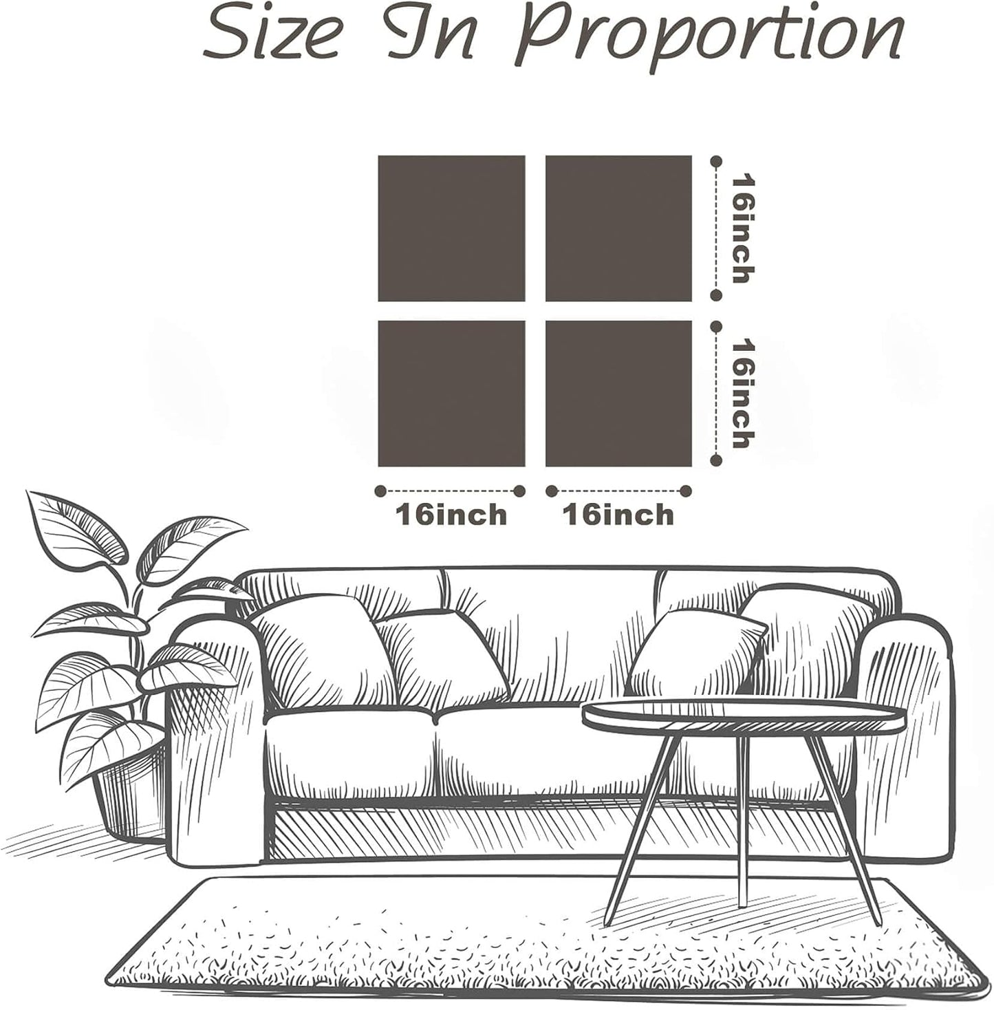 Ocean Pictures Framed Wall Art: Beach Artwork Set of 4 Seashell & Starfish Pictures Prints on Wood Seascape Wall Decor for Living Room